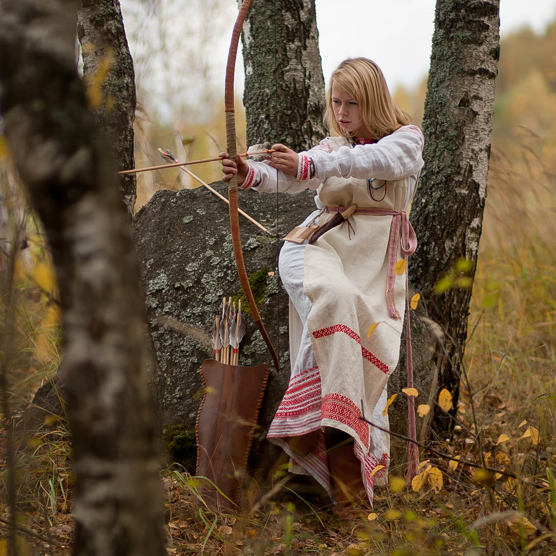 Sexy photo Girls in Slavic costumes in Sao Joao de Meriti